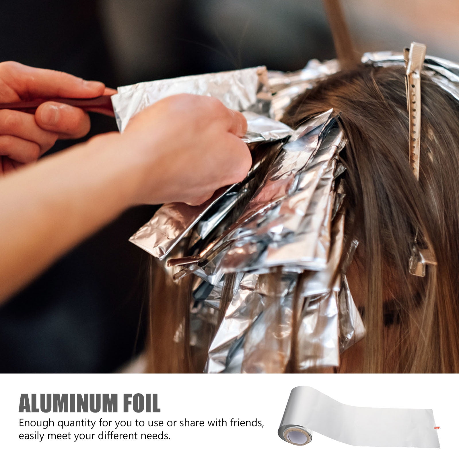 hair foil 3 Rolls Highlighting Tin Foil Hair Foils Aluminum Foil Sheets