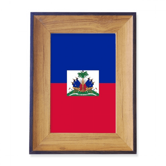 haiti national flag north amecountry photo frame exhibition display art desktop painting