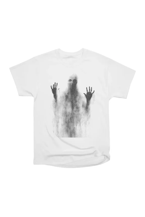 halftone ghost T-Shirt Tee Gift For Him Merch For Her Apparel For Friend