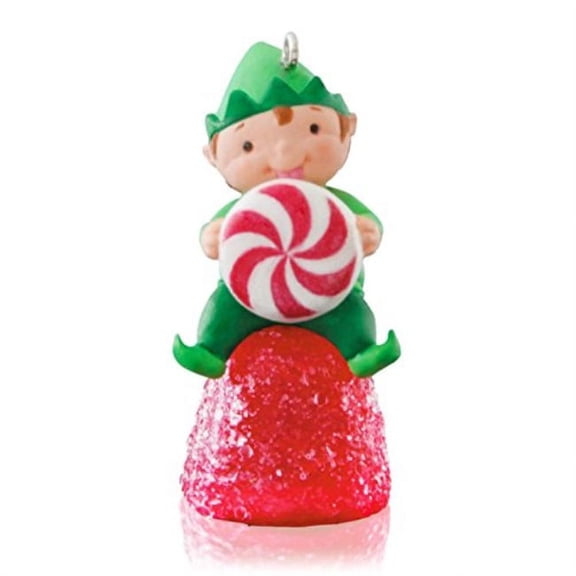 hallmark 2014 happy little elf miniature ornament