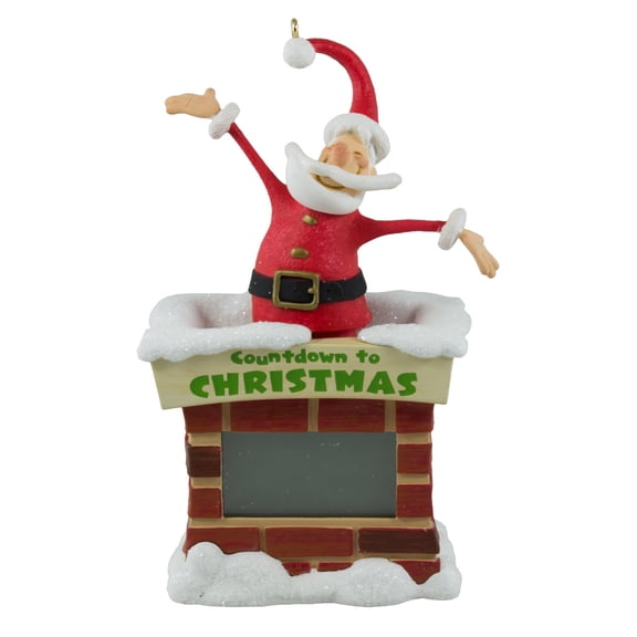 Hallmark Keepsake 2016 Countdown to Christmas Santa Countdown Clock Ornament