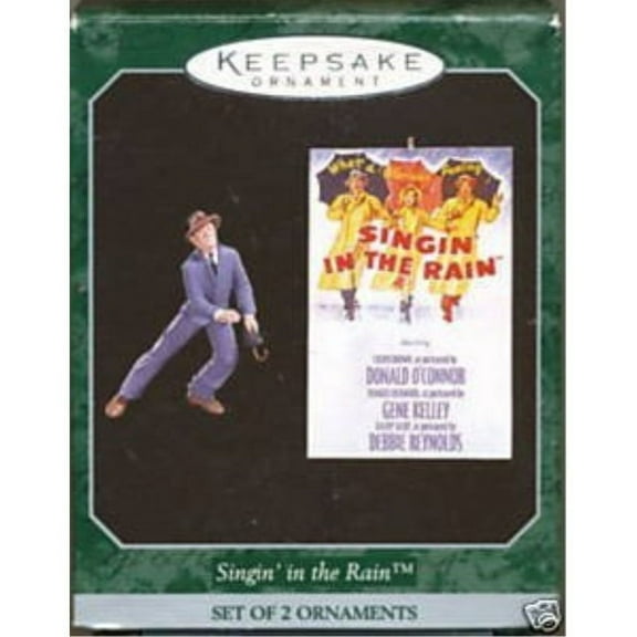 hallmark keepsake singin' in the rain 1998 christmas ornament set
