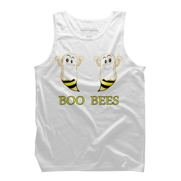 halloween Mens White Graphic Tank Top - Design By Humans  S