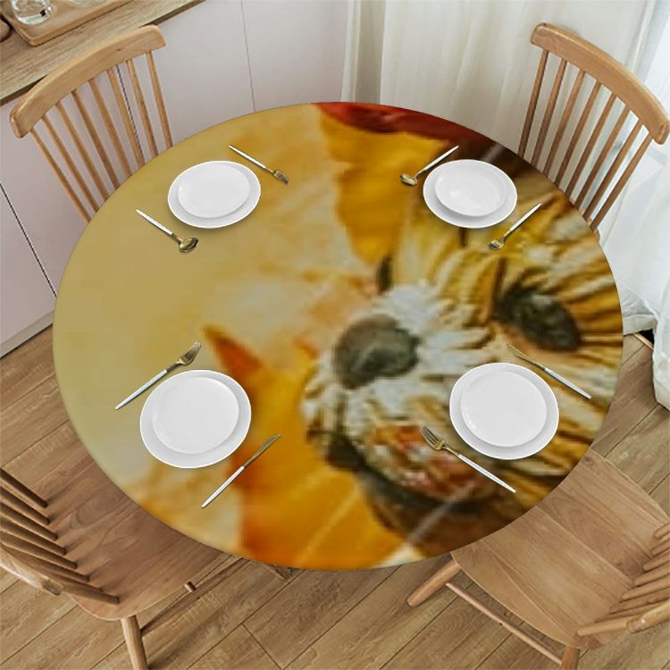 Round Table Covers Patterns halloween Table Cloth Cover ,for Round Tables,Pumpkin Pattern round ...