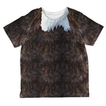 halloween bald eagle costume all over toddler t shirt