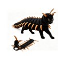 thumbnail image 1 of halloween centipede costume for cats Gold, 3D Filled Centipede Shape Pet Attire, Secure Hook-and-Loop Fasten, Trick-or-Treat Pet Costume Contest for Feline Keepers, 48.82*10.24 In, 1 of 4