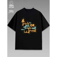 thumbnail image 1 of halloween comfort colors tshirt print men black New Casual Top Round Neck Short Sleeve Tee For Spring Summer Holiday Lei, 1 of 6