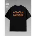 thumbnail image 1 of halloween comfort colors tshirt t-shirts for men black Casual Wear on Weekends Comfortable Fit" Home Wear, 1 of 6