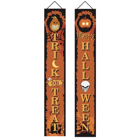 halloween couplet, halloween couplet hanging flag