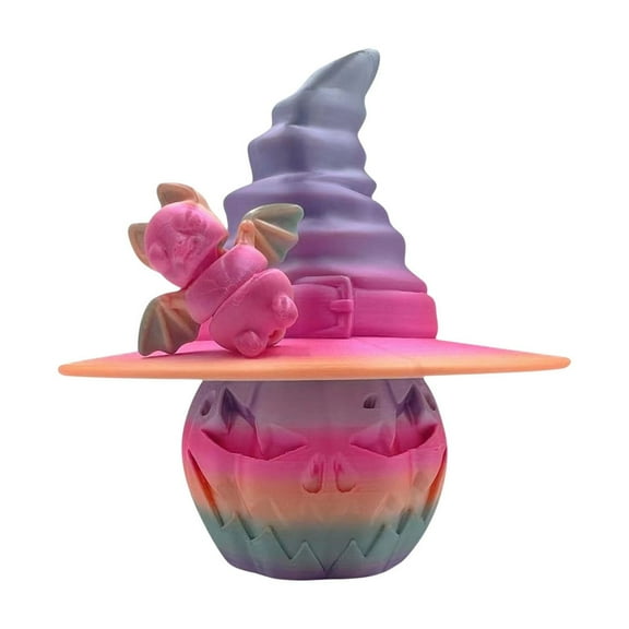 halloween decor Print Halloween pumpkin hat decorations and witch hat decorations