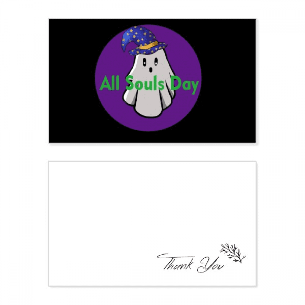 halloween festival thank you card birthday paper greeting wedding appreciation