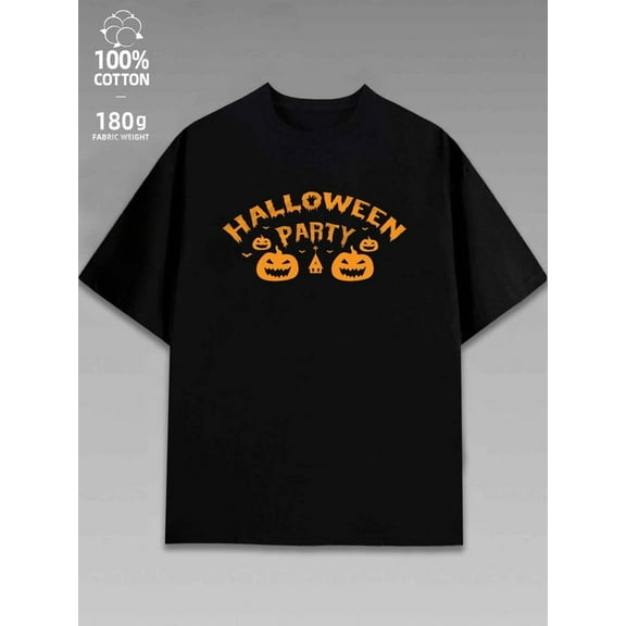halloween graphic t shirts plain for men black Heavyweight Tee Perfect for Outdoor Activities" Daily and Weekend Wear