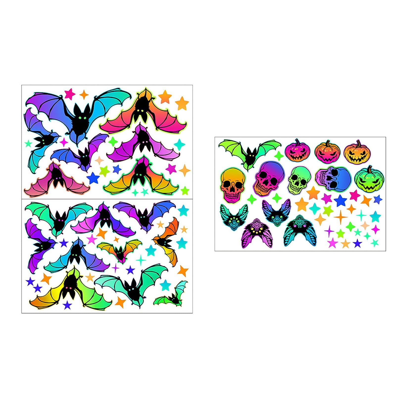 halloween decoration room decor 3Pc Halloween Stickers Window Stickers