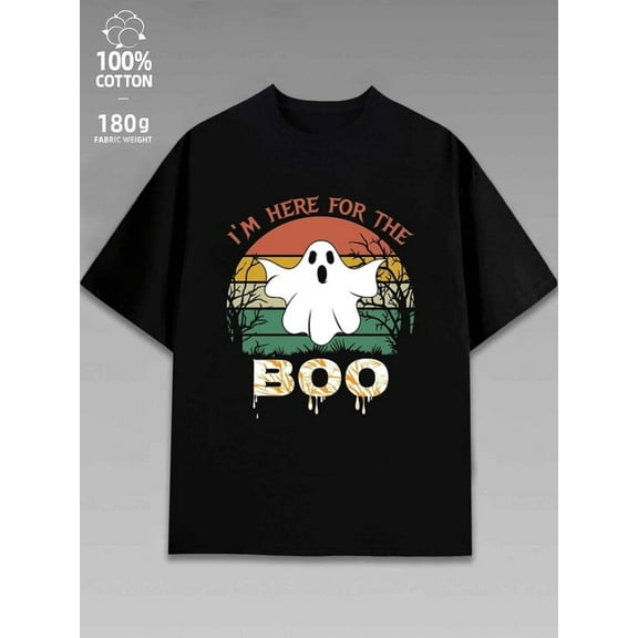 halloween t-shirts graphic t shirts men black T-Shirt for Summer and Spring Clothing Everyday & Formal Wear