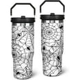 thumbnail image 1 of halloween tumbler, 30oz, White, 1 of 6
