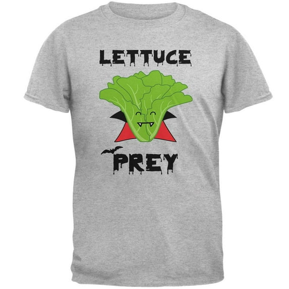 halloween vegetable lettuce let us prey dracula funny mens t shirt