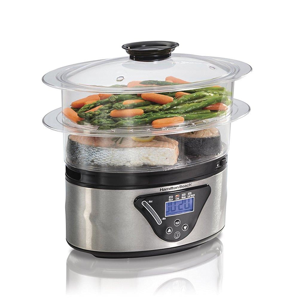 Hamilton Beach 5.5 Quart Digital Stainless Steel Food Steamer