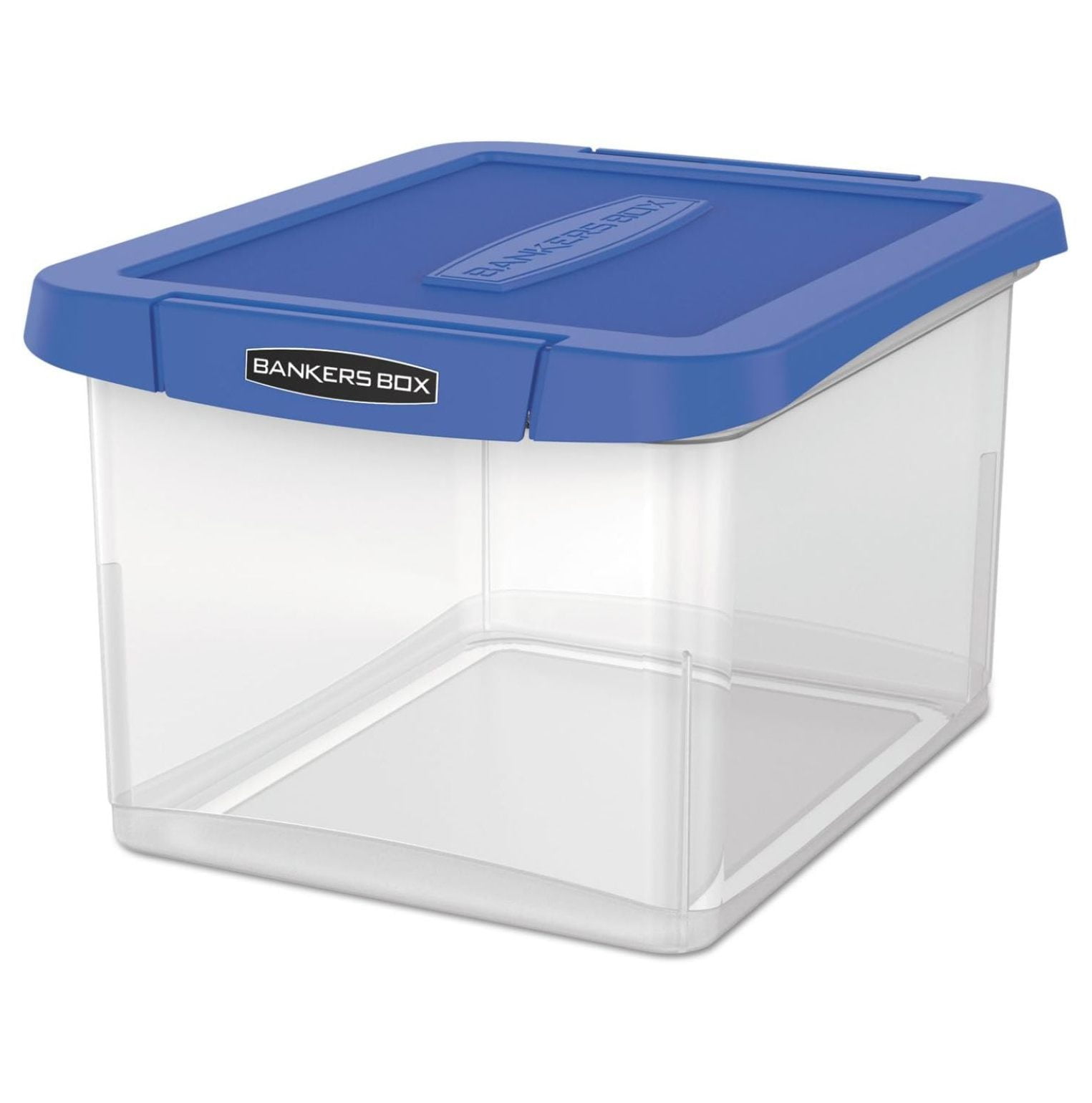 Heavy Duty Black Polypropylene Tabletop File Box