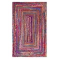 thumbnail image 1 of nuLOOM Tammara Bohemian Hand Braided Area Rug, 7' x 9' Oval, Multi, 1 of 7