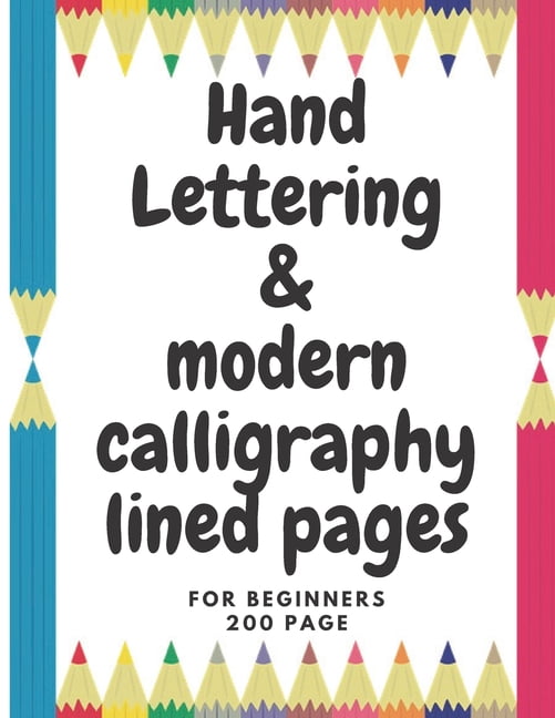 hand lettering & modren calliagraphy: A Beginner's Guide Learn to ...