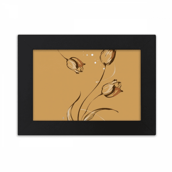 hand painted flower desktop photo frame ornaments picture art painting