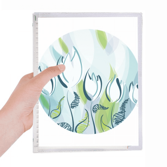 hand painted flower notebook loose diary refillable journal statiry