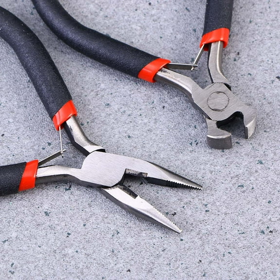 hand pliers,2pcs Zipper Repair Kit Pliers Tool Replacement Zipper Hand Fix Zipper Tool (Sharp-nose Plier and End Cutter Nipper)