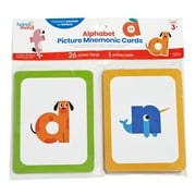 hand2mind Alphabet Picture Mnemonic Flash Cards Montessori ABC Learning, 26 Count