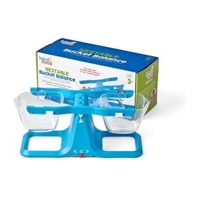 hand2mind Blue Nestable Pan Balance, Balance Scale for Classroom (Set of 1)