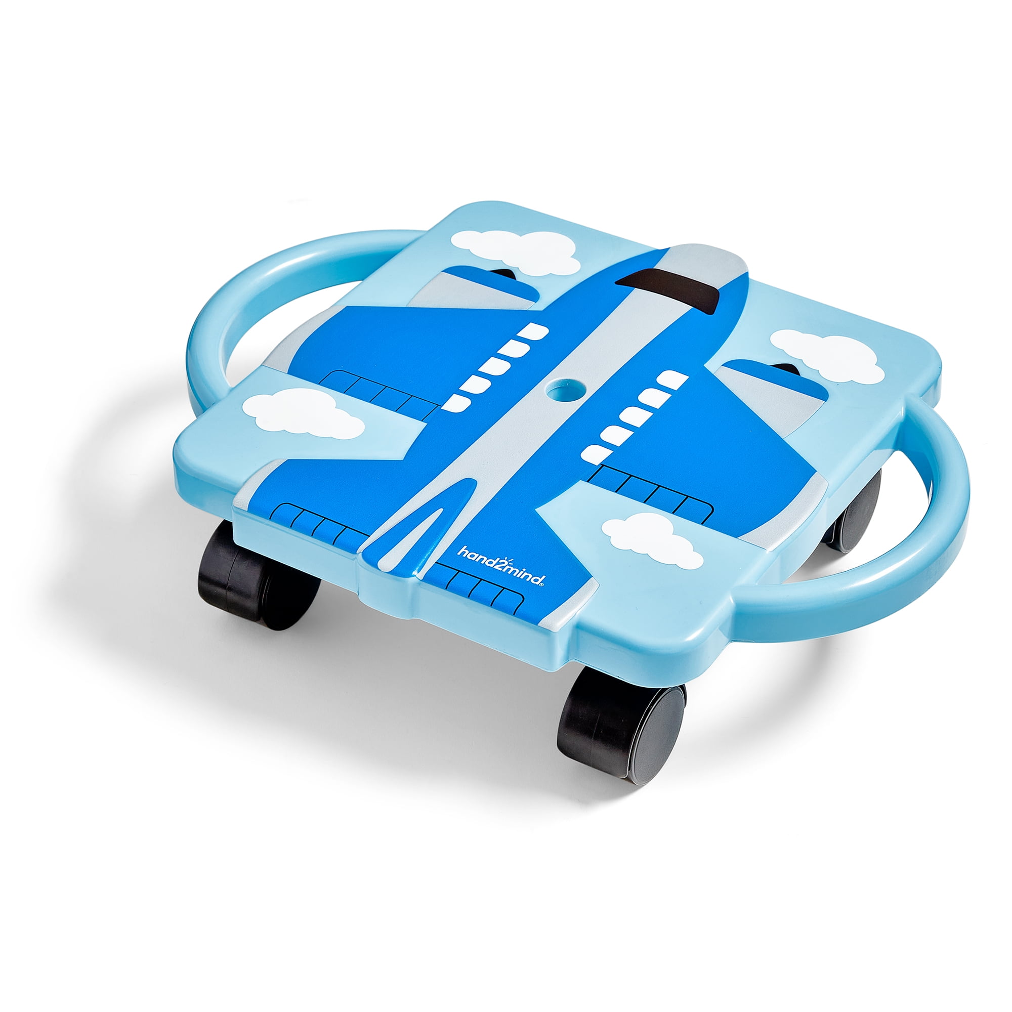 hand2mind Blue Plane Glider Scooter Board 16.50 x 11.25 x 3.75