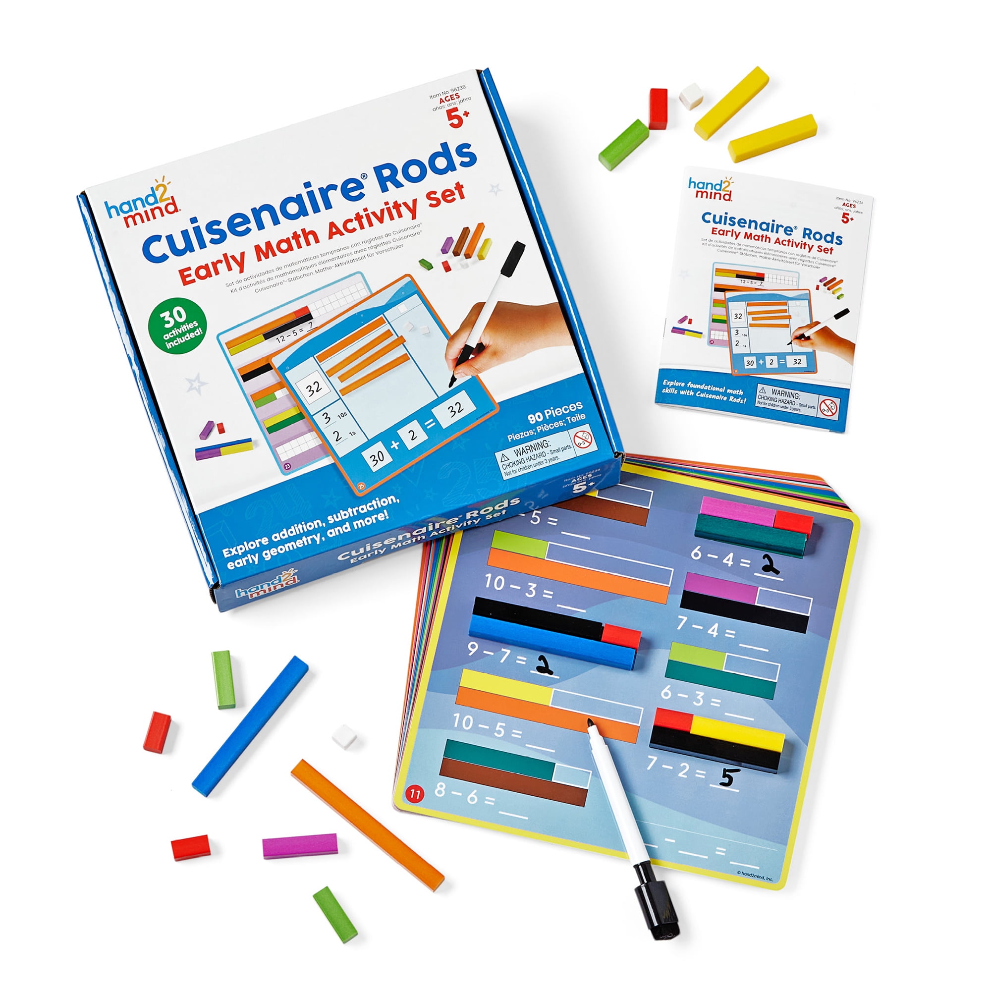 hand2mind Cuisenaire Rods Math Set - Educational Manipulatives ...