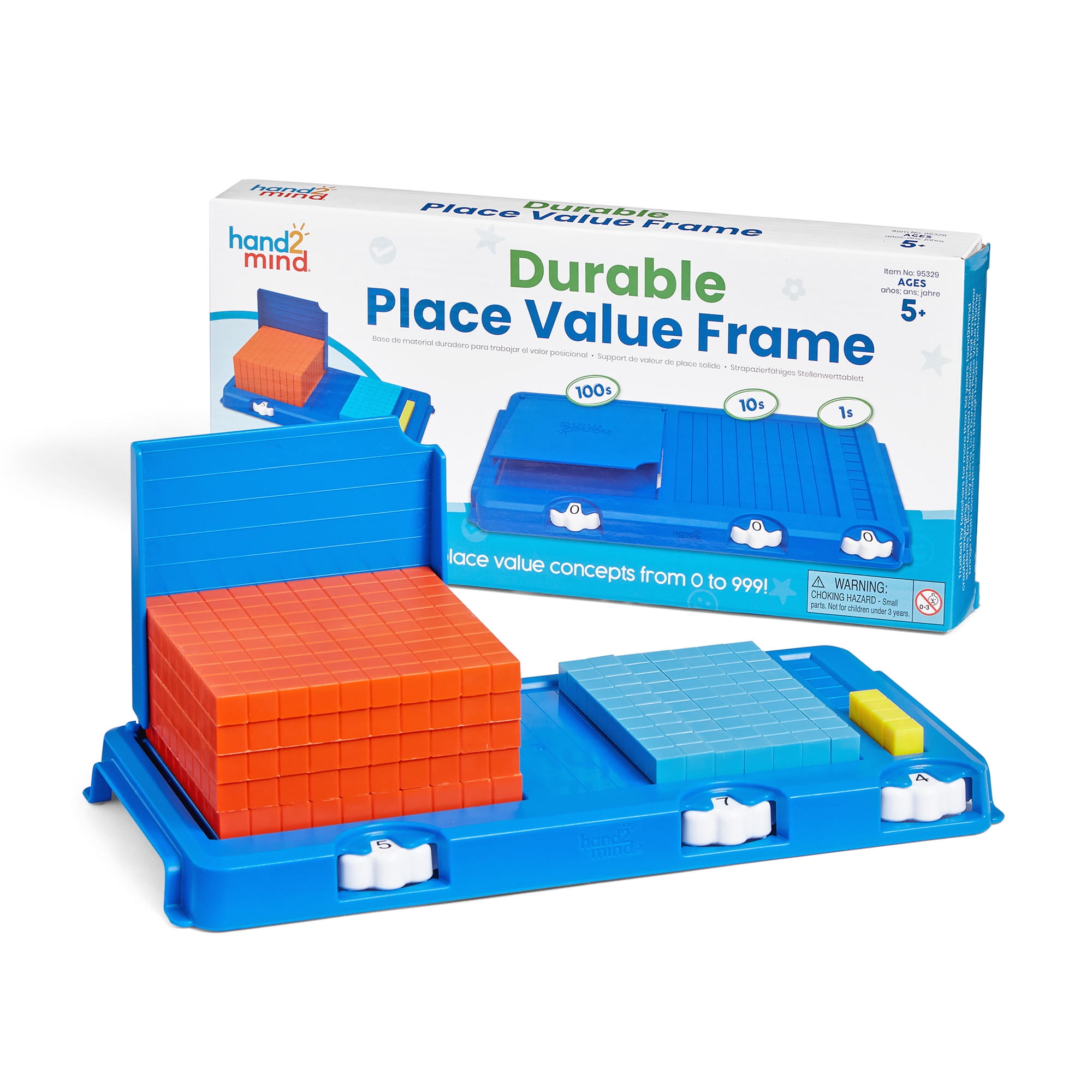 hand2mind Green Foam Base Ten Blocks Complete Set, Place Value Blocks, –  ToysCentral - Europe