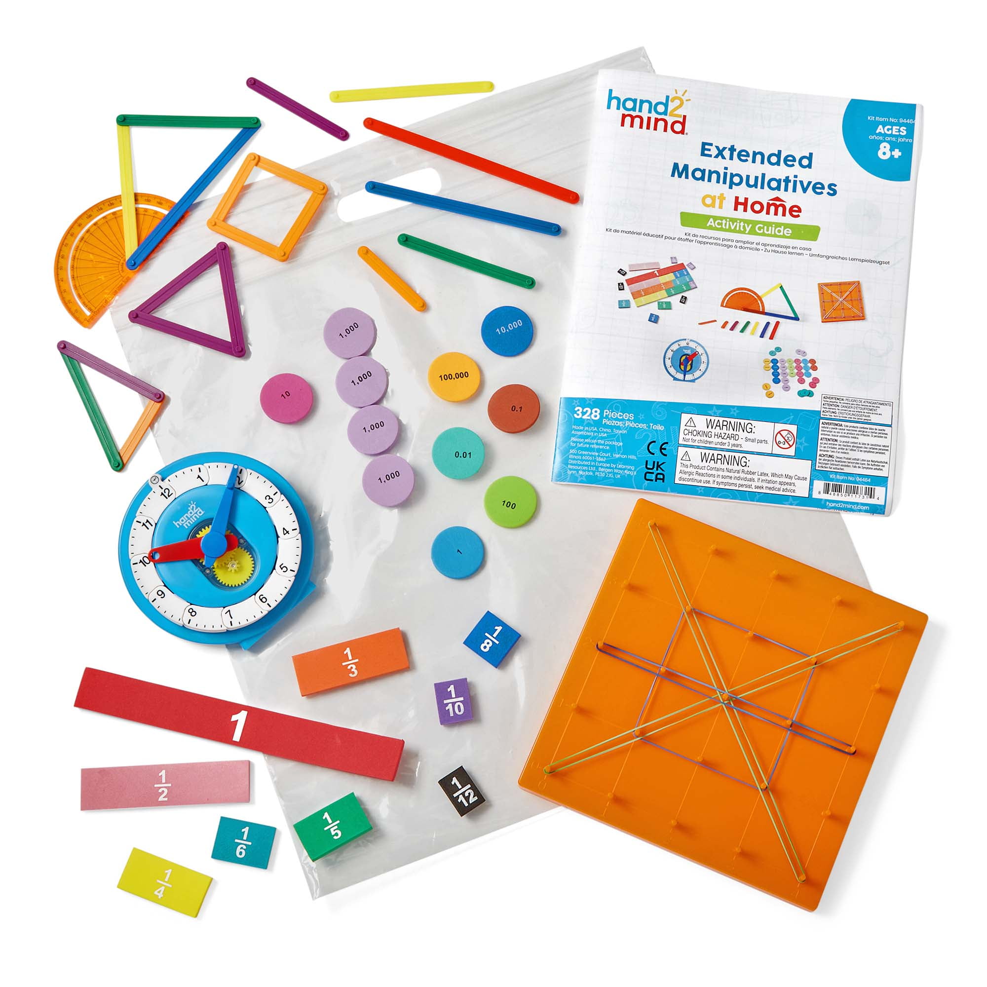 Learning Resources Extended Manipulative Home Kit - Skill Learning: Manipulative Skill - 8+ - 1 Each Learning Resources Extended Manipulative Home Kit - Skill Learning: Manipulative Skill - 8+ - 1 Each