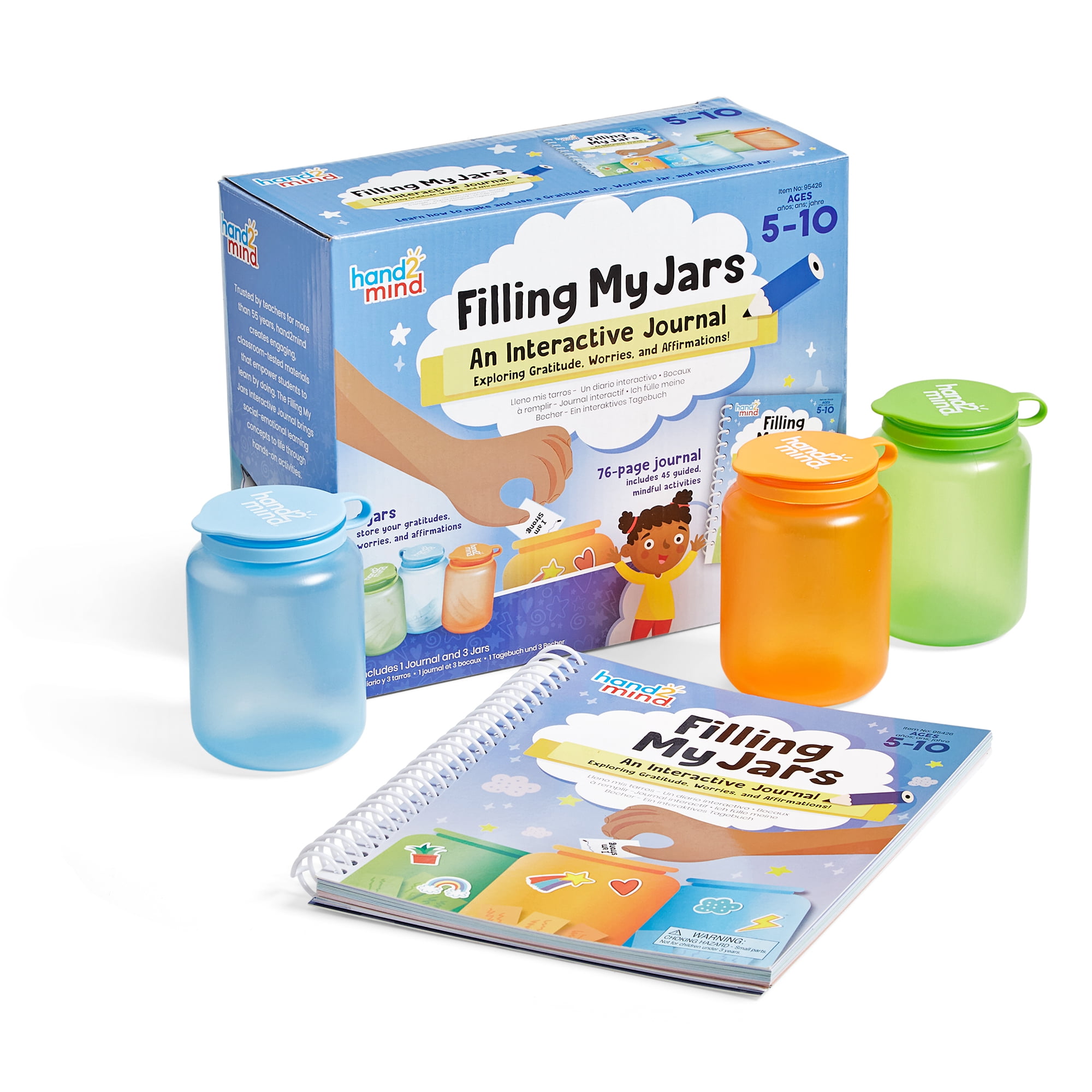 Hand2mind Filling My Jars Interactive Blank Diaries and Journals, 100 Pages