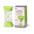 hand2mind Green Jumbo Sand Timers, 2 Minute Sand Timer, Hourglass Sand
