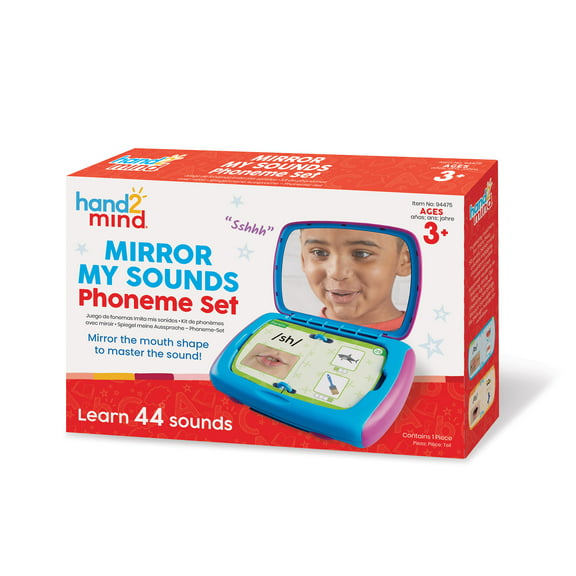 hand2mind Mirror My Sounds Phoneme Set, Learning Phonemic Awareness, Phonics Games