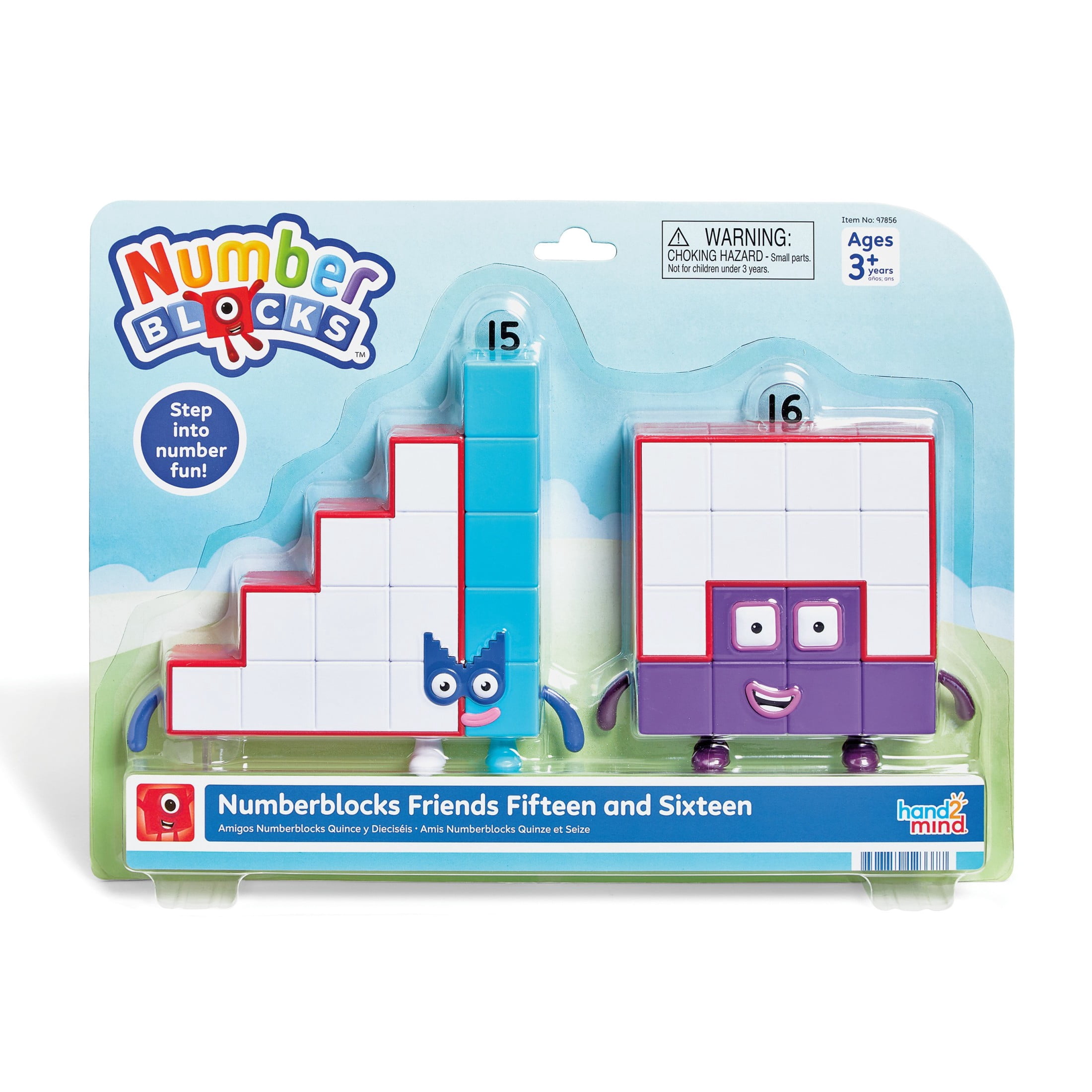 hand2mind Numberblocks Friends Fifteen and Sixteen Figure Set