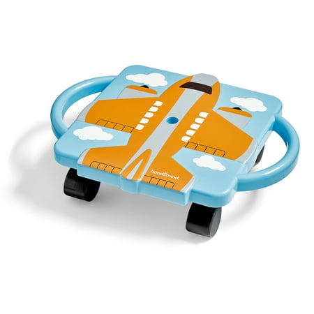 hand2mind Orange Plane Glider Scooter Board