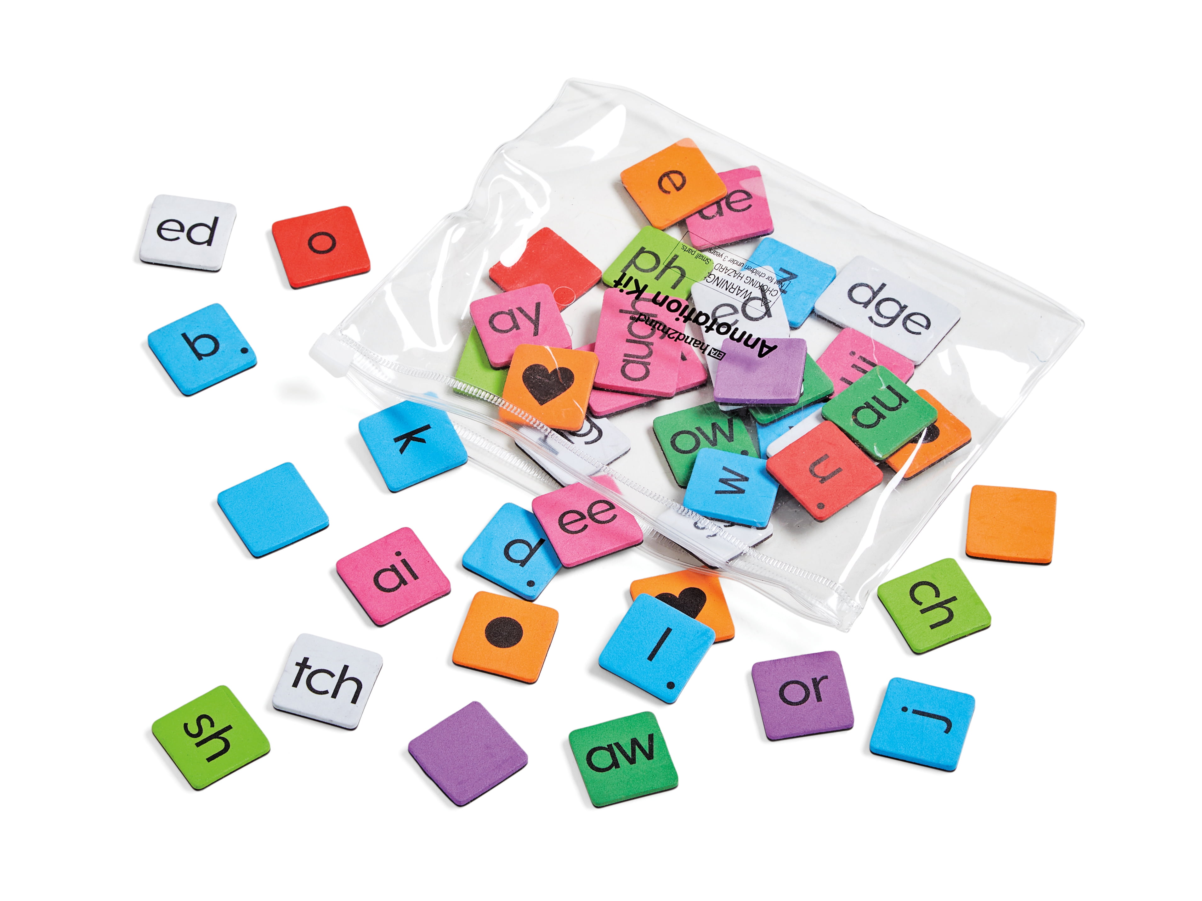 hand2mind Phonics WordBuilding Letter Tiles, Letter Recognition for Kindergarten