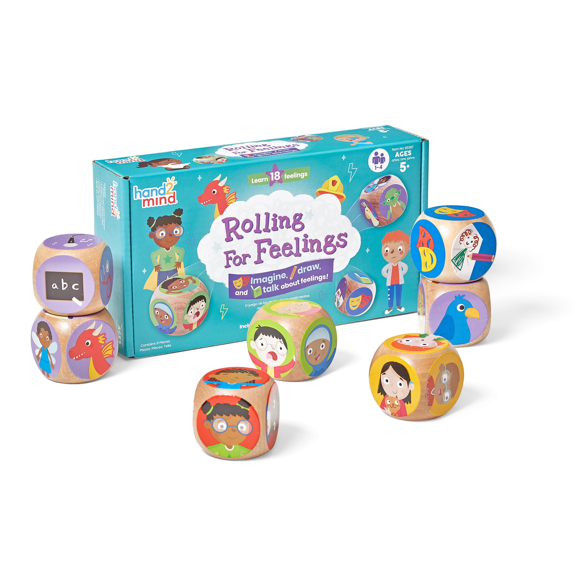 Excellerations® Social-Emotional Learning Emotions Dice Value Kit