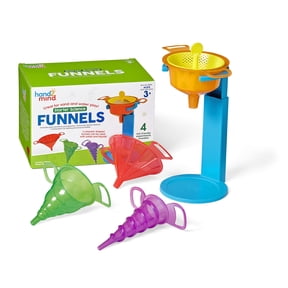 hand2mind Starter Science Funnels, Science Lab Equipment, Sifting Toys, Sand Sifter, Water Table Toys