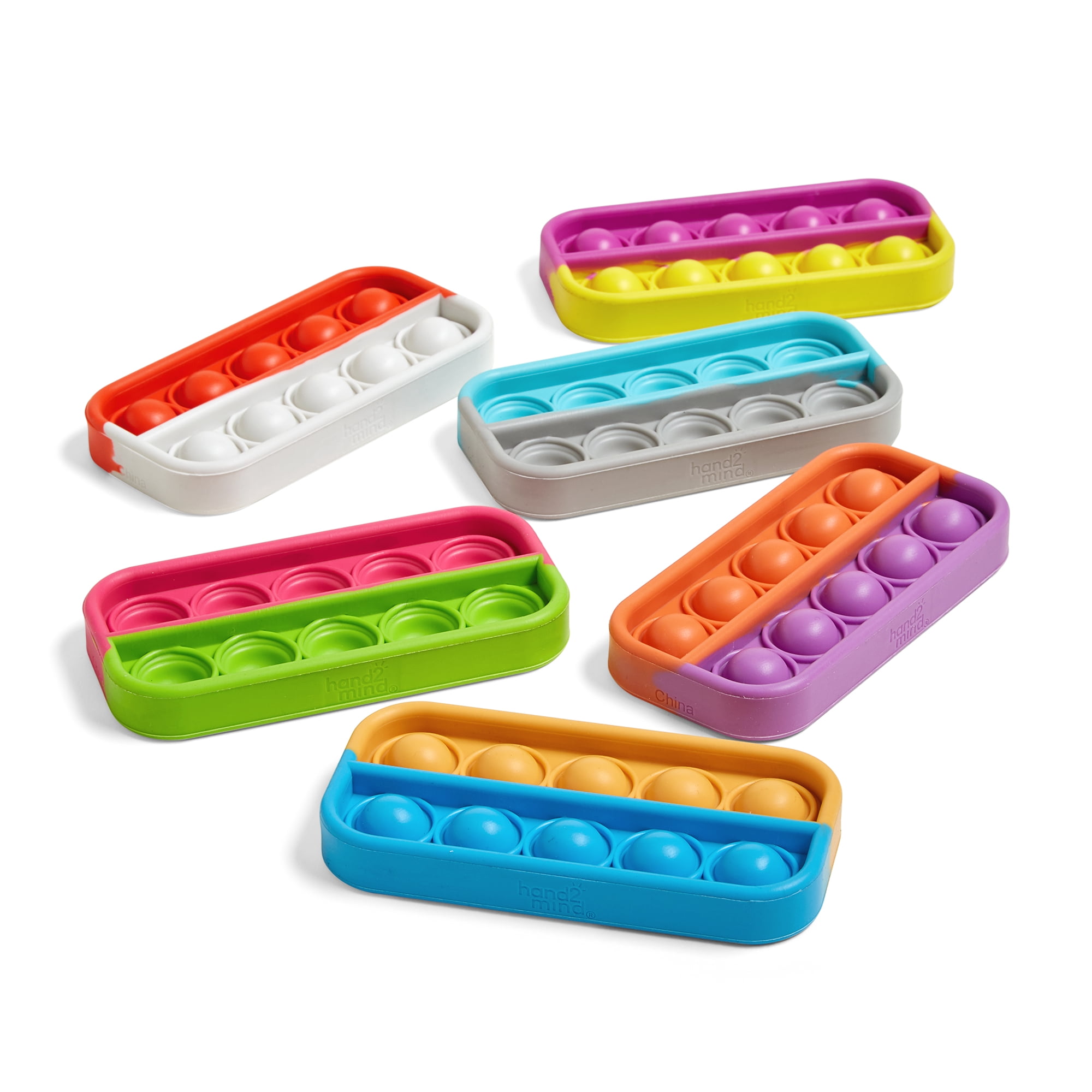 Where To Buy Fidget Toys Near Me hand2mind Ten Frame Sensory Bubble Poppers, Push Pop Fidget Toy, Quiet