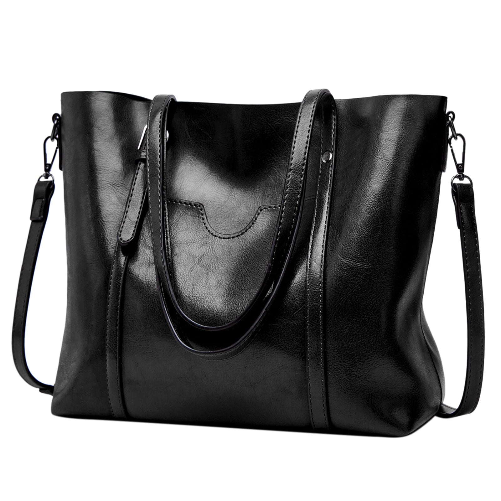Cheap Oversized Handbags For Women Designer Luxury Soft PU Leather Shoulder  Purse Shopper Bags Female Vintage Large Capacity Tote Bag | Joom