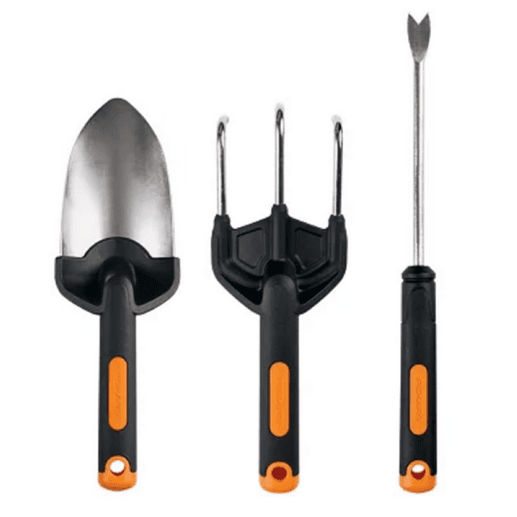 Fiskars 1078290 3-Piece Gardening Hand Tool Set