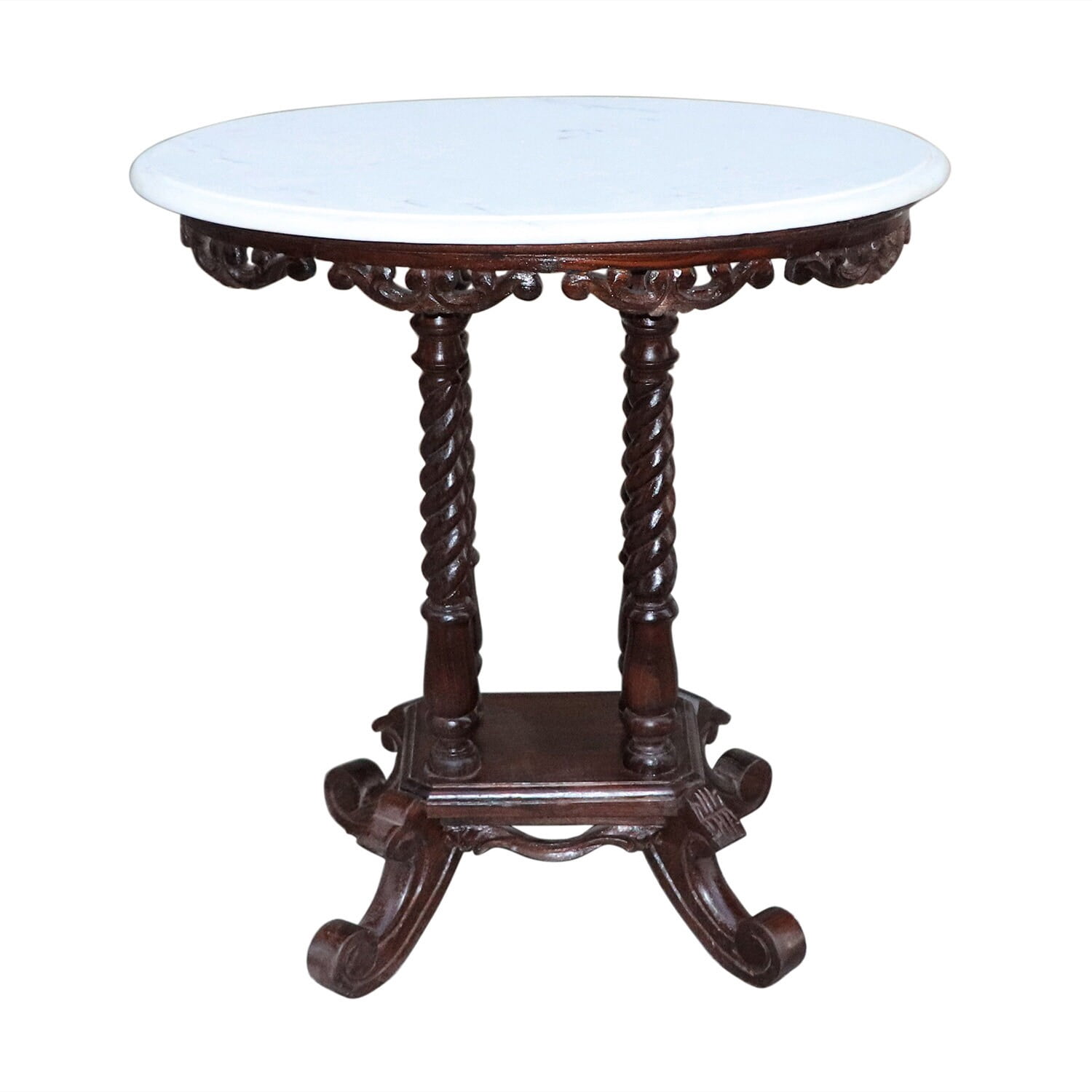 handmade Hand Craved Elegant Style Side Table | Victorian Style Living ...