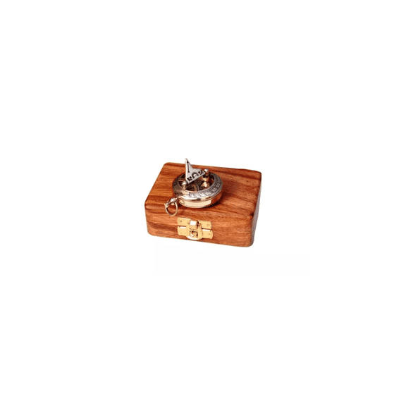 handmade Quality 2 Inch antique black Compass Nautical Marine Vintage Functional Gilbert Compass Engraved Wooden Box forOutdoor