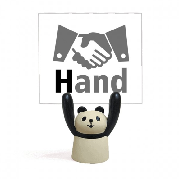 handshake communication co combination Memo Holder Cartoon Animal Panda Stand Decoration