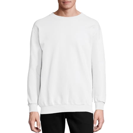 hanes men's ultimate heavyweight fleece sweatshirt, deep red, medium
