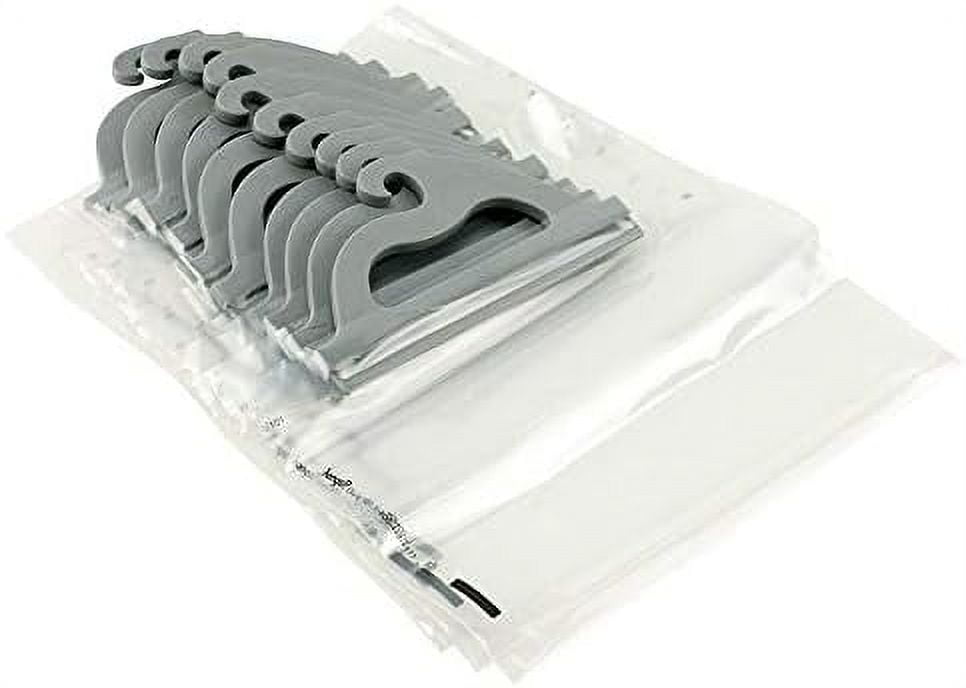 hanging storage bags, 10pack of 10.5 x 7.5inch, deluxe line, 4 mil