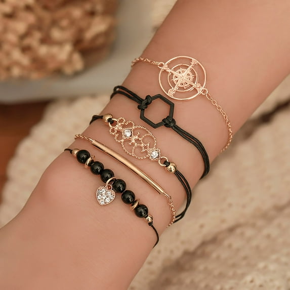 hanxiulin boho multilayer bracelet set women bangle chain jewelry gift 2021